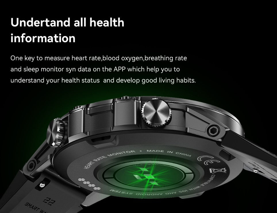 Smart Watch K52 Watches Men Wome Sports Fitness Modes Bluetooth Call Health Monitor 400mah 1.39Inch HD Smartwatch - Orange_7