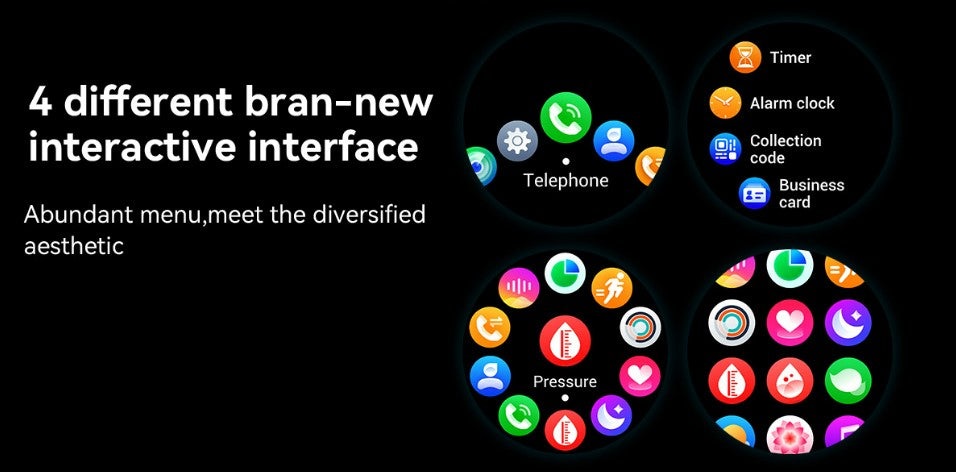 Smart Watch K52 Watches Men Wome Sports Fitness Modes Bluetooth Call Health Monitor 400mah 1.39Inch HD Smartwatch - Orange_8